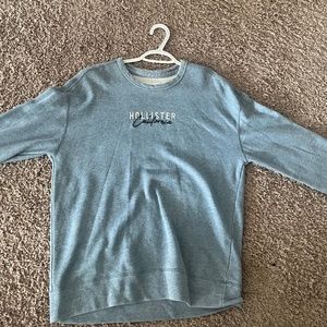 Hollister blue sweatshirt